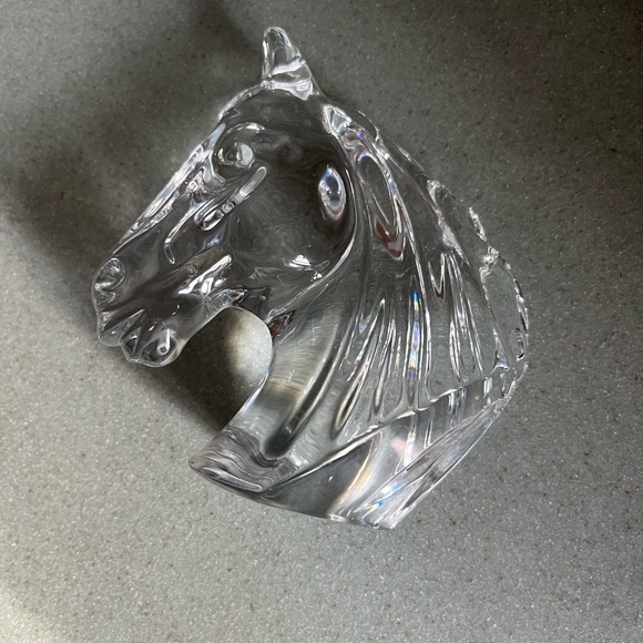 Waterford Crystal Horse Head just over 5” NWOB - Picture 8 of 12